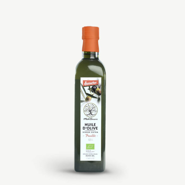 Bouteille huile d'olive Demeter