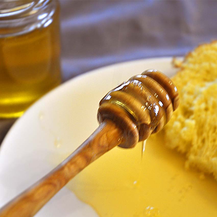 Cuillère à miel en Bois d'Olivier