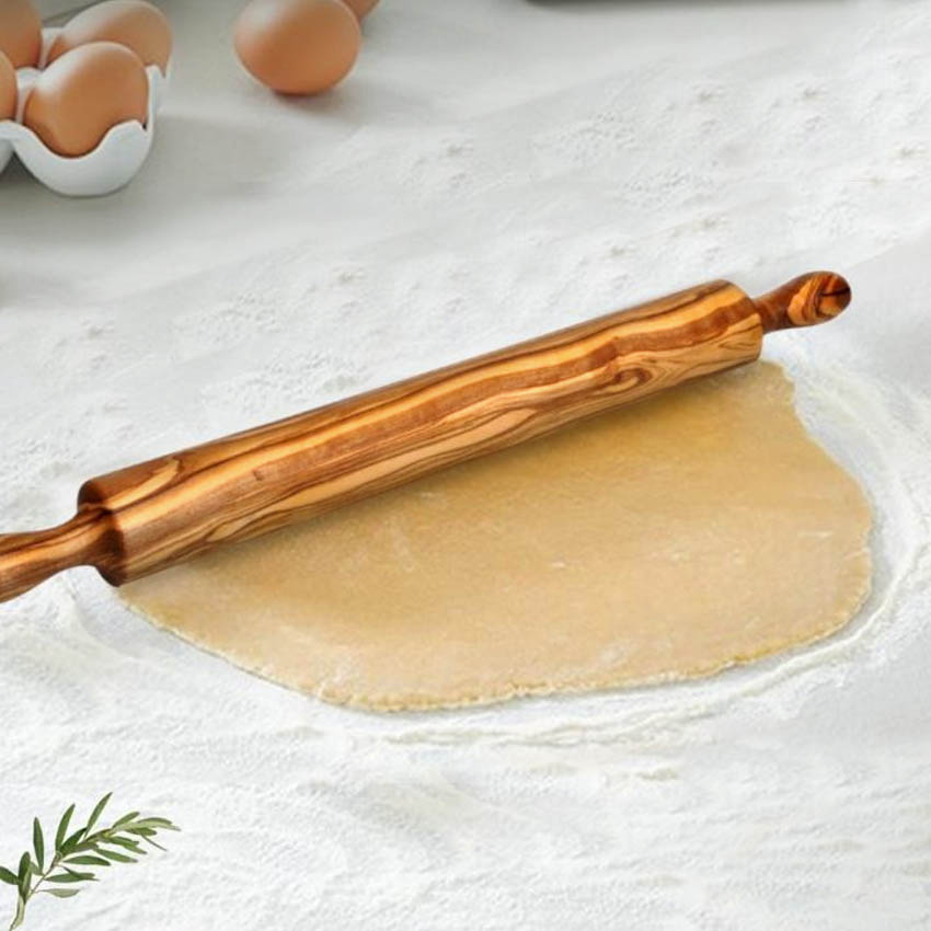 Rouleau à pâtisserie en bois d'olivier - Ustensiles de cuisine