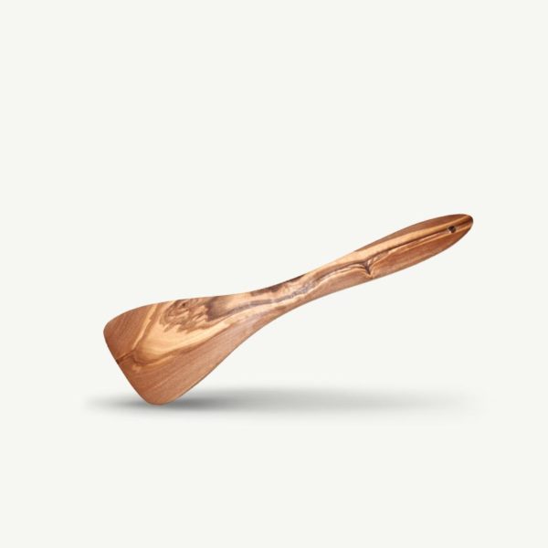 spatule plate en bois d'olivier